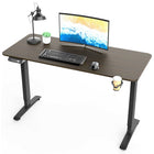 MotionGrey 55" Ergo2 Electric Height Adjustable Standing Desk with Motor for Home and Office - 55"x24" - Black-55"x 24" Desktop, height adustable range from 28" to 46"