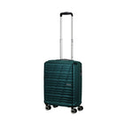 American Tourister Surftime Spinner Carry-on - Metallic Teal-Divider panel and cross-straps help secure your belongings.