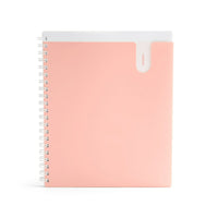 Poppin 1-Subject Pocket Spiral Notebook - Blush-1 subject includes 80 ruled sheets with micro-perforated pages