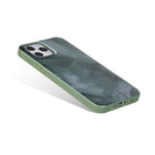 General Supply Goods + Co iPhone 12 12 Pro Hybrid Protective Case - Jade Green Marble-Jade green