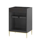 Modway Awaken 24" Bathroom Vanity Cabinet - Black-Assembly Required