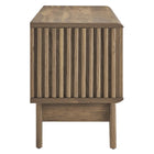 Modway Eudora 60" TV Stand - Walnut-Weight Capacity: 200 lb
