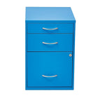 OSP Designs HPBF-7 22" Storage File Cabinet, Blue-Intended for Residential Use Only