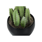 Monarch Specialties 6" Artificial Indoor Succulent Green Plants - Table - Black Pots - Set of 3-No assembly required and backed by a 5 year limited warranty against any defects for your satisfaction and enjoyment