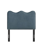 Modway Athena Stain-Resistant Performance Velvet Twin Size Headboard - Cadet Blue-Assembly Required