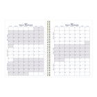 Blueline 2027 Weekly/Monthly Planner with Gold Twin-Wire Binding - 11" x 8-1/2" - Minimalist-Tear off corners
