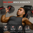 MotionGrey Adjustable Weight Bench - Foldable Workout Bench for Dumbbell Strength Training - Black-5