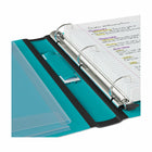 Staples Better Binder - 1-1/2" - Teal-Easy-insert spine label, insertable from the inside