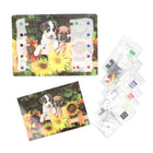 BIOS Living Memory Care Jigsaw Puzzle - Playful Puppies-The large puzzle pieces feature a coloured dot on the back that matches a coloured dot on the board for easy completion