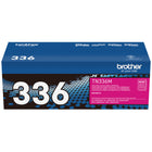 Brother TN336 High-Yield Magenta Toner Cartridge-Magenta toner produces vivid, colourful documents