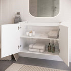Modway Bryn 36" Wall-Mount Bathroom Vanity - White-Wall-Mount Construction