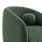 Modway Holland Swivel Chenille Fabric Armchair - Pine-8