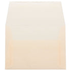 JAM Paper A6 Translucent Vellum Invitation Envelopes - 4.75" x 6.5" - Spring Ochre Ivory - 25 Pack (PACV650)-Size: A6 (4.75 x 6.5 inches)