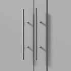 kleankin Bathroom Wall Cabinet with Shelf - Grey-Colour: Grey