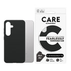 PanzerGlass CARE Fashionable Case for Samsung Galaxy S25 Plus - Black - QI Compatible -Slim design and smooth grip