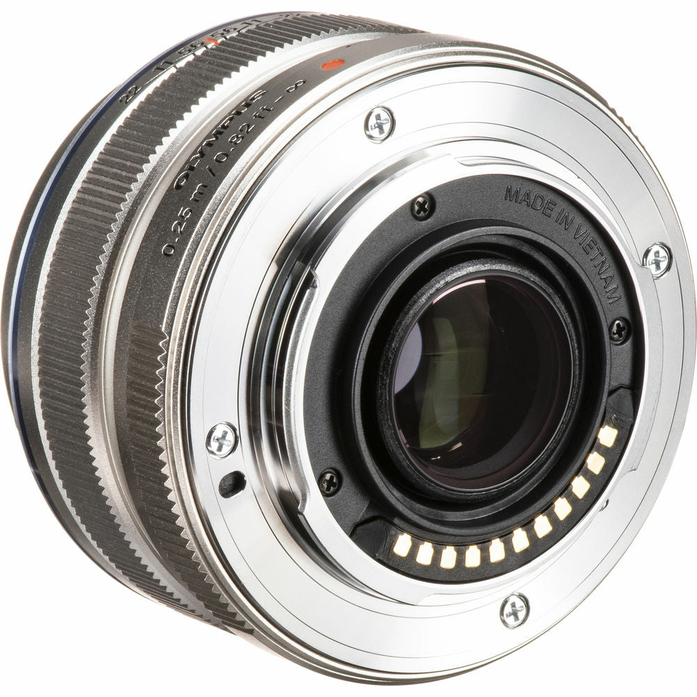 Olympus M.Zuiko Digital 17mm f/1.8 Lens - Silver | staples.ca