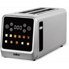 Salton Touchscreen Long Slot 4 Slice Toaster - Stainless Steel-Choose your bread: select from bread, bagel, english muffin, waffle and pastry 