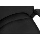 Monarch Specialties 7248 Multi-Position Office Chair - Black/Black Fabric-Box dimensions: 30"L x 9"W x 24"H, box weight: 26 lbs