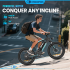 Gyrocopters Zapphire Electric Bike for Adults - Speed 32 kmph - PAS Range 91 km - Black-Fully UL 2849 certified for electrical and fire safety, don't settle for cheap, uncertified marketplace knock-offs