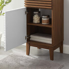 Modway Render 18" Bathroom Vanity Cabinet - White/Walnut-Particleboard and Laminate Construction