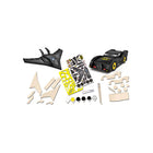 Masterpieces Puzzle Company Batman - Batmobile & Batwing Wood Craft Kit-Includes Batmobile and Batwing, sticker and stencil sheets, glue, five paint tubs, a metallic paint, two high-quality paintbrushes, detailed instructions