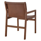 Modway Sonora Leather Dining Chair - Nutmeg Brown-7