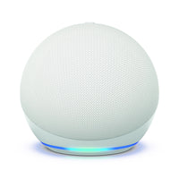 Amazon Echo Dot 5th Gen. Smart Speaker - Glacier White-Our Best Sounding Echo Dot Yet - Enjoy an improved audio experience compared to any previous Echo Dot with Alexa for clearer vocals, deeper bass and vibrant sound in any room.