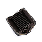Champs Iconic Palm Wallet - Black-Gold metal zipper and decorative zipper pulls