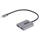 Startech USB-C to Dual HDMI Multi Monitor Adapter - 1' - Grey-Cable Length: 9.8 ft