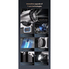 Ljubljana TurboFan Pocket Hurricane Ultra-Powerful Handheld Blower-LED Energy Status Indicator: "Breathing" LED light strip displays battery status and turbo mode at a glance.