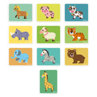 Janod Magneti'book - Animals-Recreate or invent new animals with the magnetic pieces.