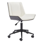 Zuo Maker Office Chair - White-Adjustable height