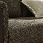 Modway Hawken Boucle Fabric Accent Armchair - Antique Espresso-Supportive Foam and Sinuous Spring Support