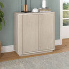Hudson&Canal Easton 32"W Accent Cabinet - Alder White-Features easy assembly