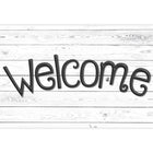 Ashley Productions Smart Poly The Original Fun Mat Welcome Mat - 15.5" x 23.5" - White Shiplap Wood Plank-Measurements and Design: The White Shiplap Wood Plank Welcome Mat measures 15.5" x 23.5".