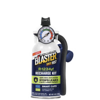 Blaster R-1234yf Recharge Kit w/ Gauge + SC - 8 oz-Smart Clips react to vent temperature to accurately tell you when the job is done and help prevent overcharging