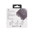 LOGiiX World Traveler XL 65W Travel Adapter - Black-This is a pass through adapter only & does not convert voltage