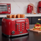Salton NuRetro Digital 4 Slice Toaster - Space Cherry-8