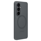 Samsung Galaxy S26 Silicone Magnet Case - Black-Built-in magnets in the Silicone Magnet Case help align your Galaxy S26 for wireless charging
