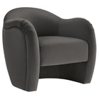 Modway Compose Performance Velvet Accent Chair - Storm Grey-Versatile Accent Chair