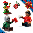 LEGO Star Wars Advent Calendar 2026-7 mini build toy vehicles, including an X-wing in festive colors