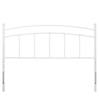 Modway Abigail Metal Full Headboard - White-Height Adjustable