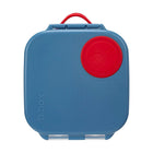 b.box Mini Lunchbox - Blue Blaze-Two sealed compartments are leakproof, securing wet foods (no liquids)