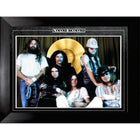 Lynard Skynard with Gold LP - Framed Print - 38" x 27"-Premium music memorabilia