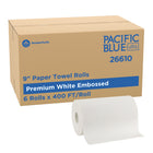 Pacific Blue Ultra 9" Paper Towel Rolls - 6 Pack-Automated touchless dispensing helps reduce the risk of cross contamination