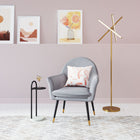 Zuo Garza Floor Lamp - Brass-Assembly required