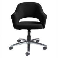 Nightingale Tonik Designer Chair - Black-Swivel-tilt mechanism with pneumatic height adjustment, single position tilt lock and tension control
