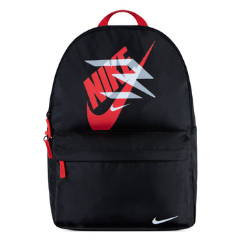 nike textured backpack with signature branding