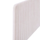 Modway Milenna Channel Tufted Performance Velvet King/California King Headboard - Pink-Multiple Mounting Positions