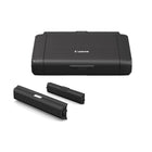 Canon PIXMA TR160 Wireless Portable Printer with Battery Pack - Black-Print documents and photos up to 8.5" x 11" that showcase sharp black text and vibrant details with rich colour thanks to a 5-Colour Hybrid Ink System, including square and borderless prints
